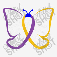 Fight Bladder Cancer Awareness Butterfly Flat Bill Snapback Cap | Artistshot