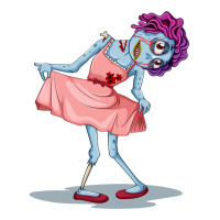 Female Zombie  Zombies Love Brains Take Out Paper Bag - 14 X 10 X 15 1/2 | Artistshot