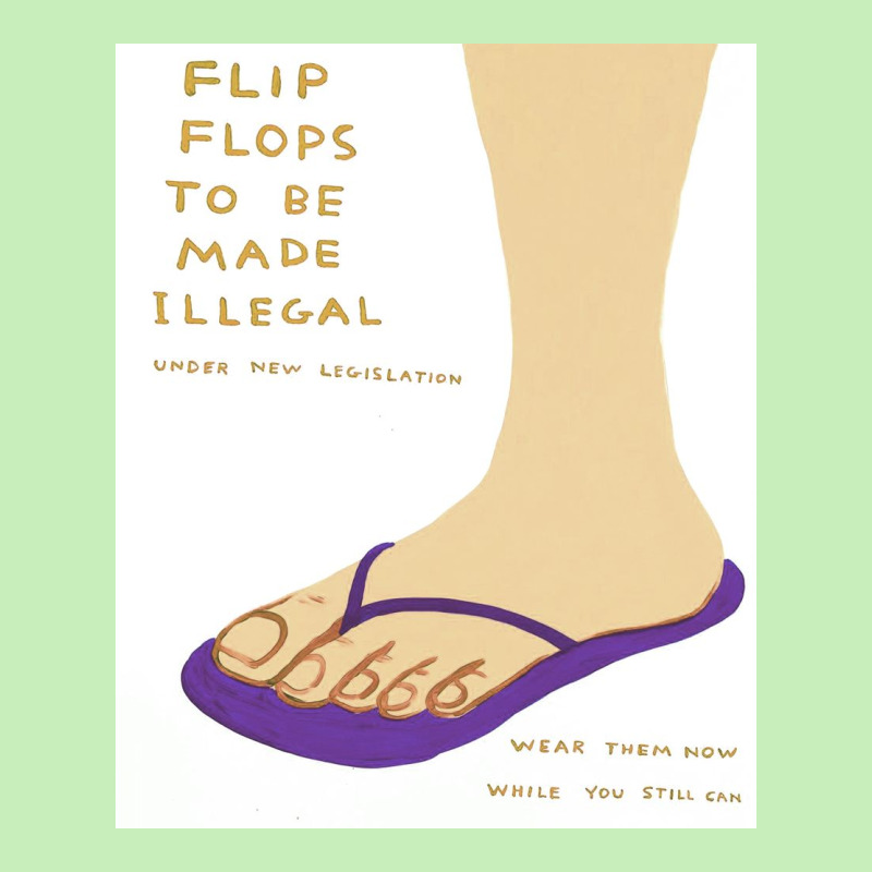 David Flip Flops To Be Made Illegal Urban Heavy T-shirt | Artistshot