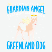 Greenland Dog T  Shirt Greenland Dog With Guardian Angel T  Shirt Urban Heavy T-shirt | Artistshot