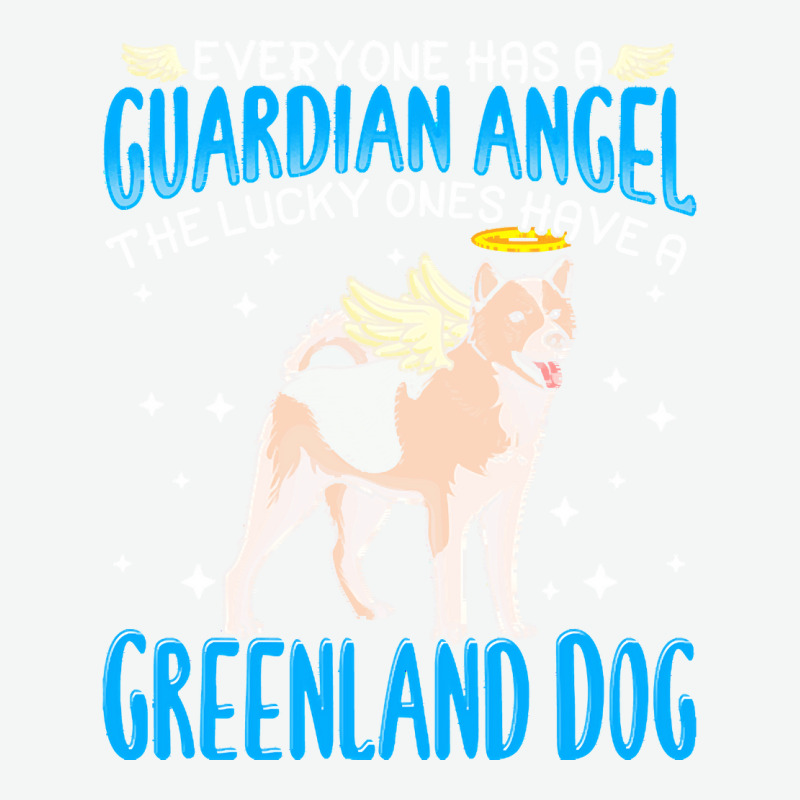 Greenland Dog T  Shirt Greenland Dog With Guardian Angel T  Shirt Urban Heavy T-shirt | Artistshot