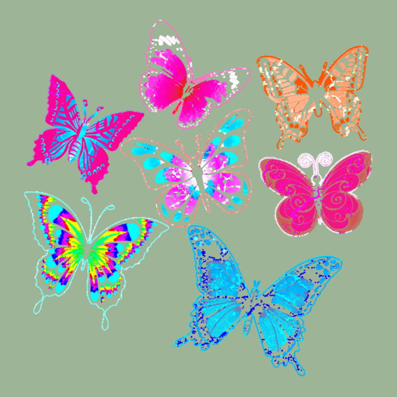 Butterflies T  Shirt Colorful Butterflies T  Shirt Urban Heavy T-shirt | Artistshot