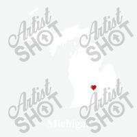 Michigan Love Map Urban Heavy T-shirt | Artistshot