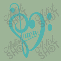 Music Heart Note Piano Musician Pianist Urban Heavy T-shirt | Artistshot