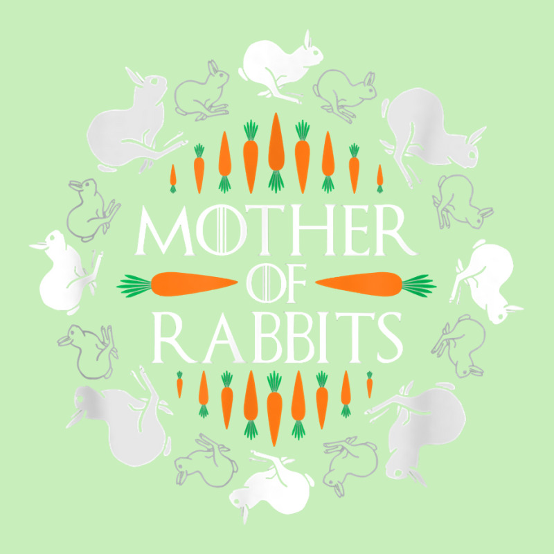 Rabbit Lovers Mother Of Rabbits Cute Bunny Graphic T Shirt Urban Heavy T-shirt by tamkyfashions | Artistshot