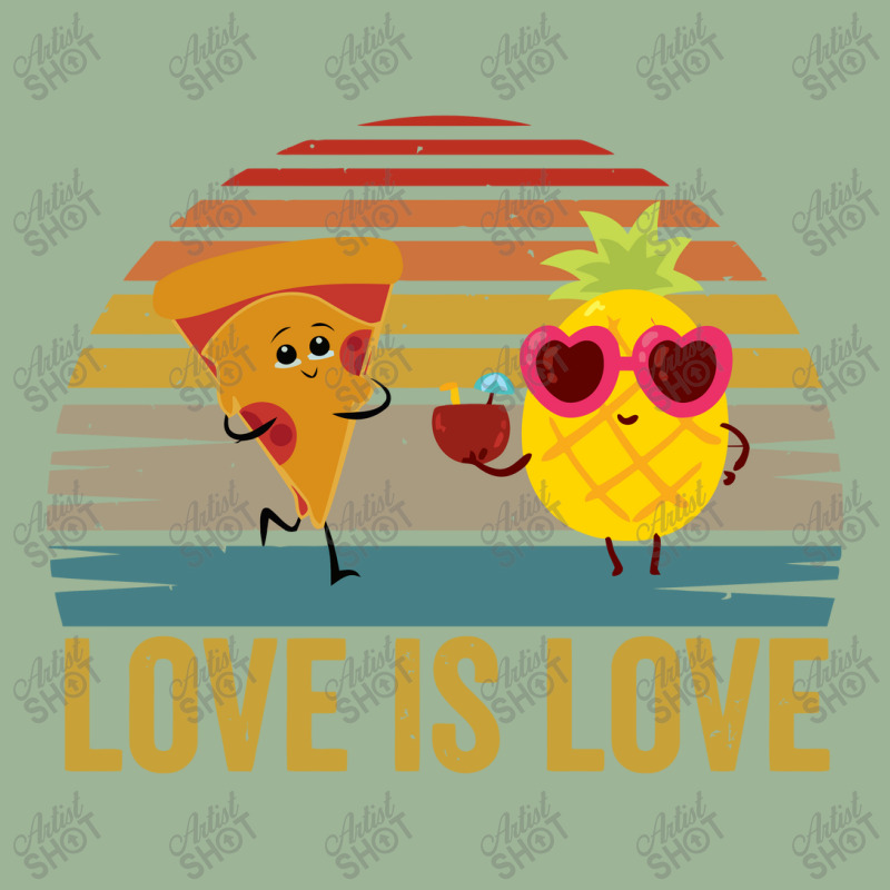 Love Cute Pride Pineapple Pizza Urban Pullover Hoodie | Artistshot