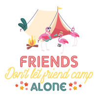 Friends Don't Let Friend Camp Alone Pickleball Paddle | Artistshot