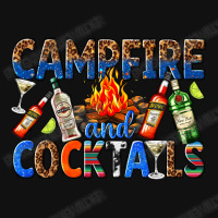 Campfire And Cocktails Skinny Tumbler | Artistshot