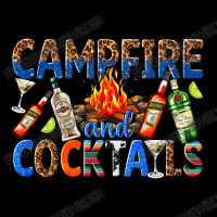 Campfire And Cocktails Camping Chair | Artistshot