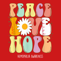 Peace Love Hope Hemophilia Awareness Gift T Shirt Baseball Cap | Artistshot