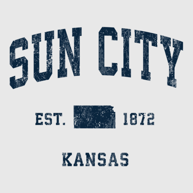 Sun City Kansas Ks Vintage Athletic Navy Sports Design Long Sleeve T S Baseball Cap | Artistshot