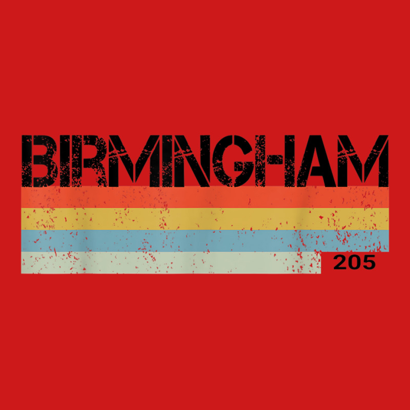 Birmingham, Alabama Area Code 205 Retro Style T Shirt Baseball Cap by cm-arts | Artistshot