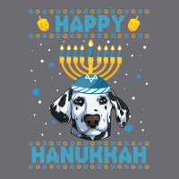 Dalmatian Dog Mens Happy Hanukkah Dalmatian Hanukkah Ugly Sweater Chri Mesh Cap | Artistshot