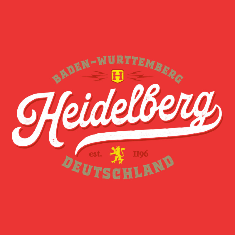 Heidelberg Germany   Vintage Souvenir Travel Heidelberg Long Sleeve T Mesh Cap | Artistshot