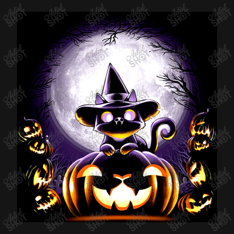 Witch Cat Night Mesh cap by RamaArt | Artistshot