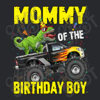 Mommy Of The Birthday Boy Dinosaurs T Rex Monster Truck Characters Car Trucker Cap | Artistshot