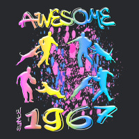 Awesome Since 1967. Agility Dog Training Graffiti Design T Shirt Trucker Cap | Artistshot