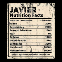 Javier Nutrition Facts Funny Name Humor Nickname T Shirt Camo Snapback | Artistshot