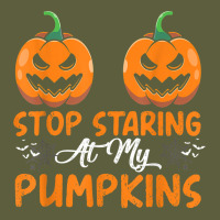 Stop Staring At My Pumpkins Bra Boobs Halloween Apparel T Shirt Camo Snapback | Artistshot