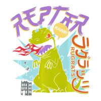 Rugrats Reptar Kanji Fire Sketch Mart Paper Bag -13 X 7 X 17 | Artistshot