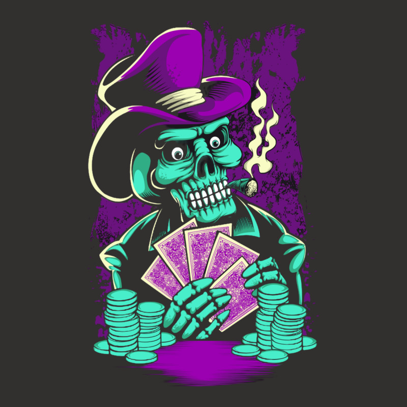 Skull Playing Poker Champion Hoodie | Artistshot