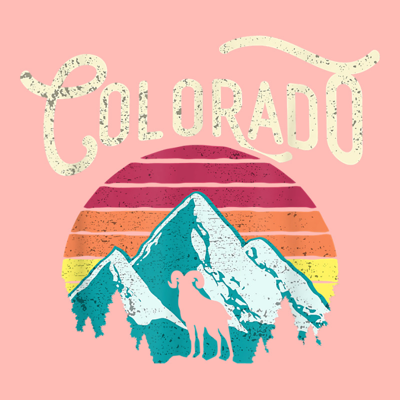 Retro Colorado Co Mountains Wildlife Bighorn Sheep T Shirt Urban Heavy T-shirt by tamkyfashions | Artistshot