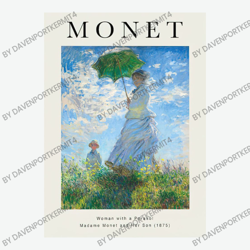 Claude Monet Woman With A Parasol Urban Heavy T-shirt by davenportkermit4 | Artistshot