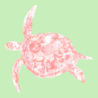 Sea Turtle Watercolor Xmas Urban Heavy T-shirt | Artistshot