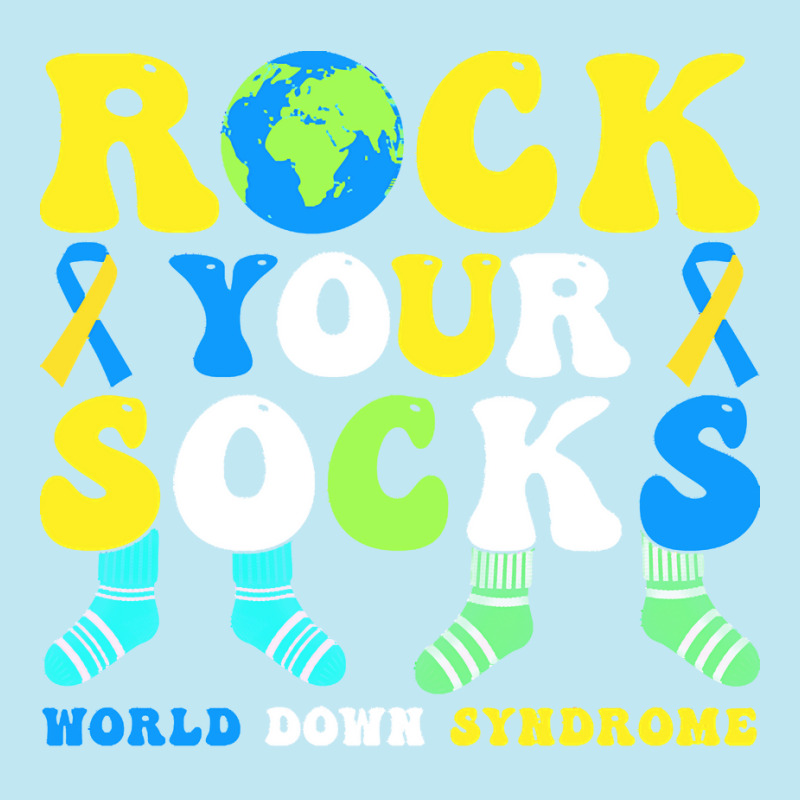 Rock Your Socks World Down Syndrome Day T  Shirt Rock Your Socks World Urban Heavy T-shirt | Artistshot