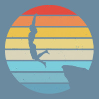 Scuba Diving T  Shirt Cliff Diving Silhouette On A Distressed Retro Su Urban Heavy T-shirt | Artistshot