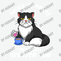 Cute Angry Cat With Coffee Office Work Urban Heavy T-shirt | Artistshot