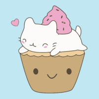 Kawaii Cupcake Cat Urban Heavy T-shirt | Artistshot