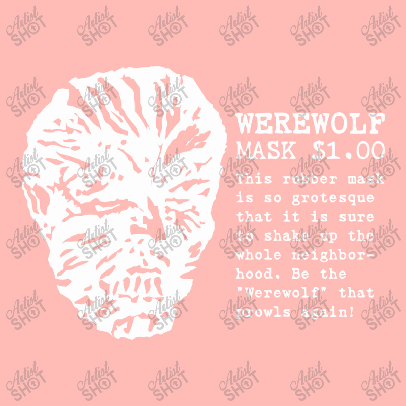 Vintage Werewolf Mask Ad (light) Urban Heavy T-shirt | Artistshot