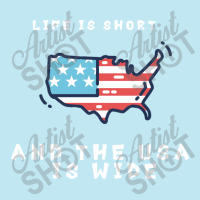 Life Is Short And The Usa Is Wide Urban Pullover Hoodie | Artistshot