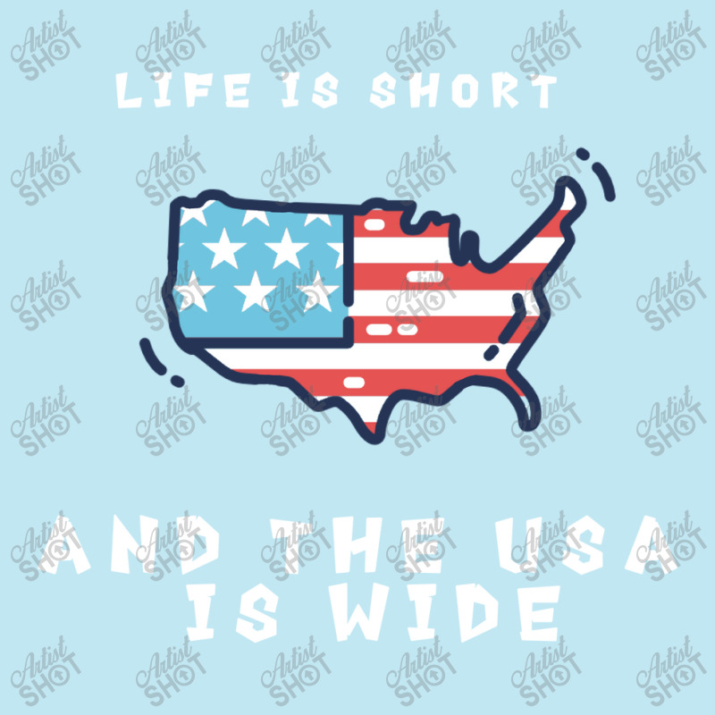 Life Is Short And The Usa Is Wide Urban Pullover Hoodie | Artistshot