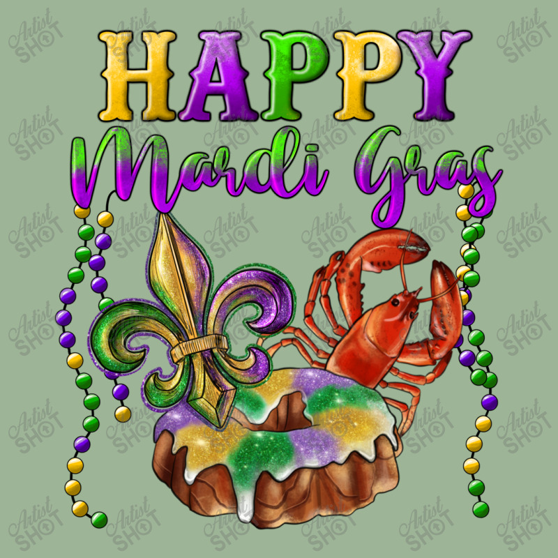 Happy Mardi Gras Fleur De Lis King Cake Crawfish Urban Pullover Hoodie | Artistshot