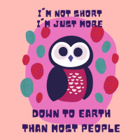 Funny Owl Pun Not Short Urban Pullover Hoodie | Artistshot