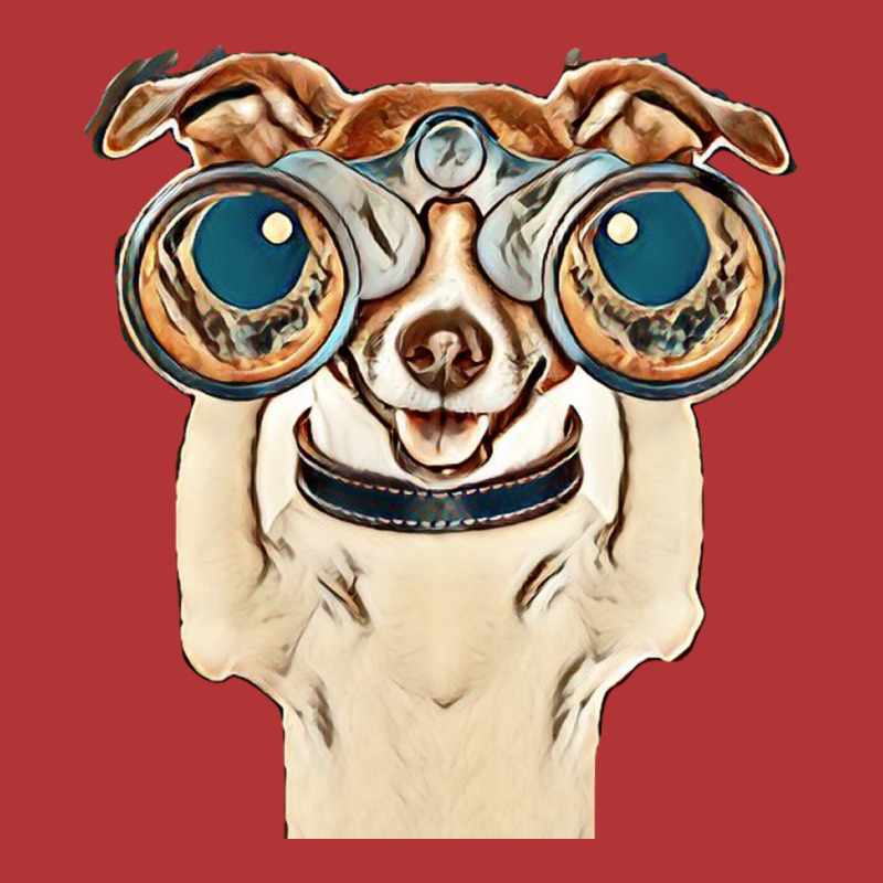 Dog Funny Binocular Animal Leatherette Tumbler | Artistshot