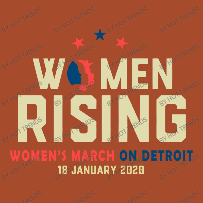 Women's Rising   Women's March On Detroit Leatherette Tumbler | Artistshot