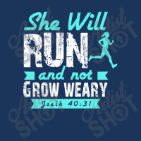 She Will Run And Not Grow Weary Leatherette Tumbler | Artistshot