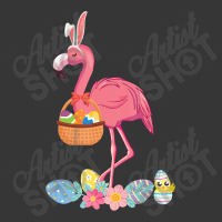 Cute Easter Flamingo With Easter Egg Basket Hunting Gift T Shirt Toddler Hoodie | Artistshot