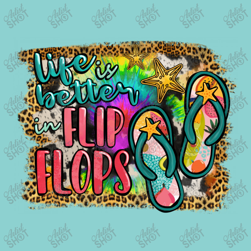 Life Is Better In Flip Flops Leatherette Tumbler | Artistshot