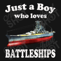 Just A Boy Who Loves Battleships & Ww2 Japanese Yamato Ship Mesh Cap | Artistshot