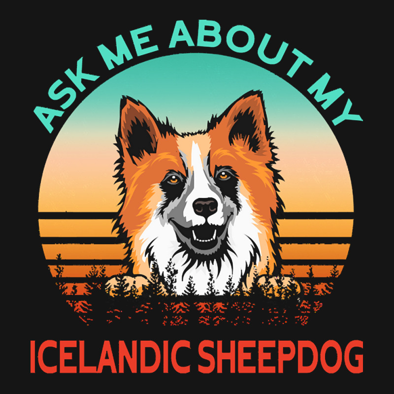 Icelandic Sheepdog  Shirt Ask Me About My Icelandic Sheepdog   1065 Mesh cap by rabbitappear | Artistshot