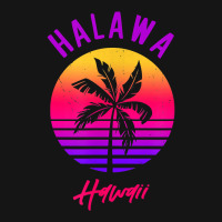 Halawa, Hawaii  Cool Retro Sunset Of Halawa, Hi T Shirt Mesh Cap | Artistshot