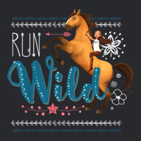 Kids Dreamworks Spirit Riding Free   Run Wild Kids T Shirt Trucker Cap | Artistshot