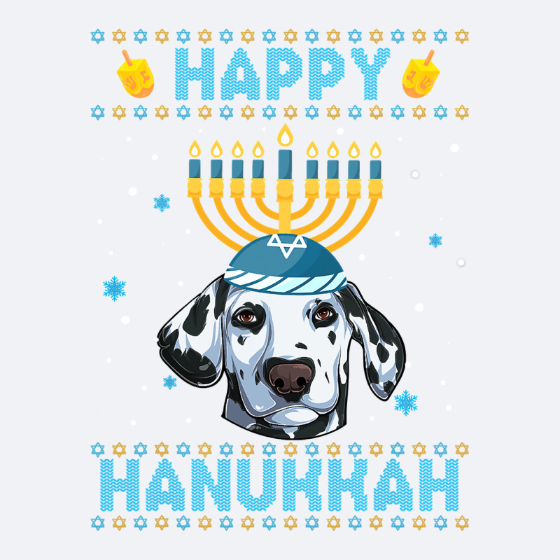 Dalmatian Dog Mens Happy Hanukkah Dalmatian Hanukkah Ugly Sweater Chri Trucker Cap by pester | Artistshot