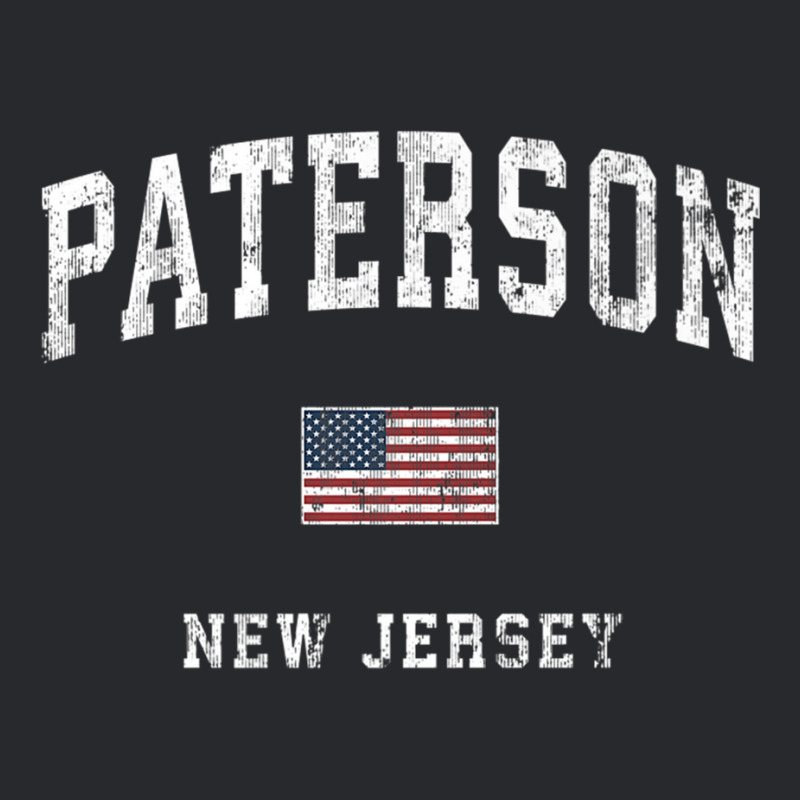 Paterson New Jersey Nj Vintage American Flag Sports Design Premium T S Trucker Cap | Artistshot