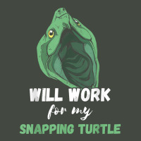 Snapping Turtle Will Work For Snapping Turtle Lover Reptile T Shirt Trucker Cap | Artistshot