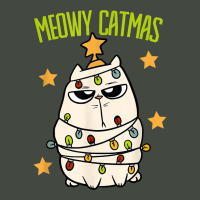 Cute Meowy Catmas Christmas Cat Tangled Up In Lights T Shirt Trucker Cap | Artistshot